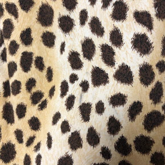 L.A.M.B. By Gwen Stefani Leopard Print Button Front Pencil Skirt - Picture 7 of 9